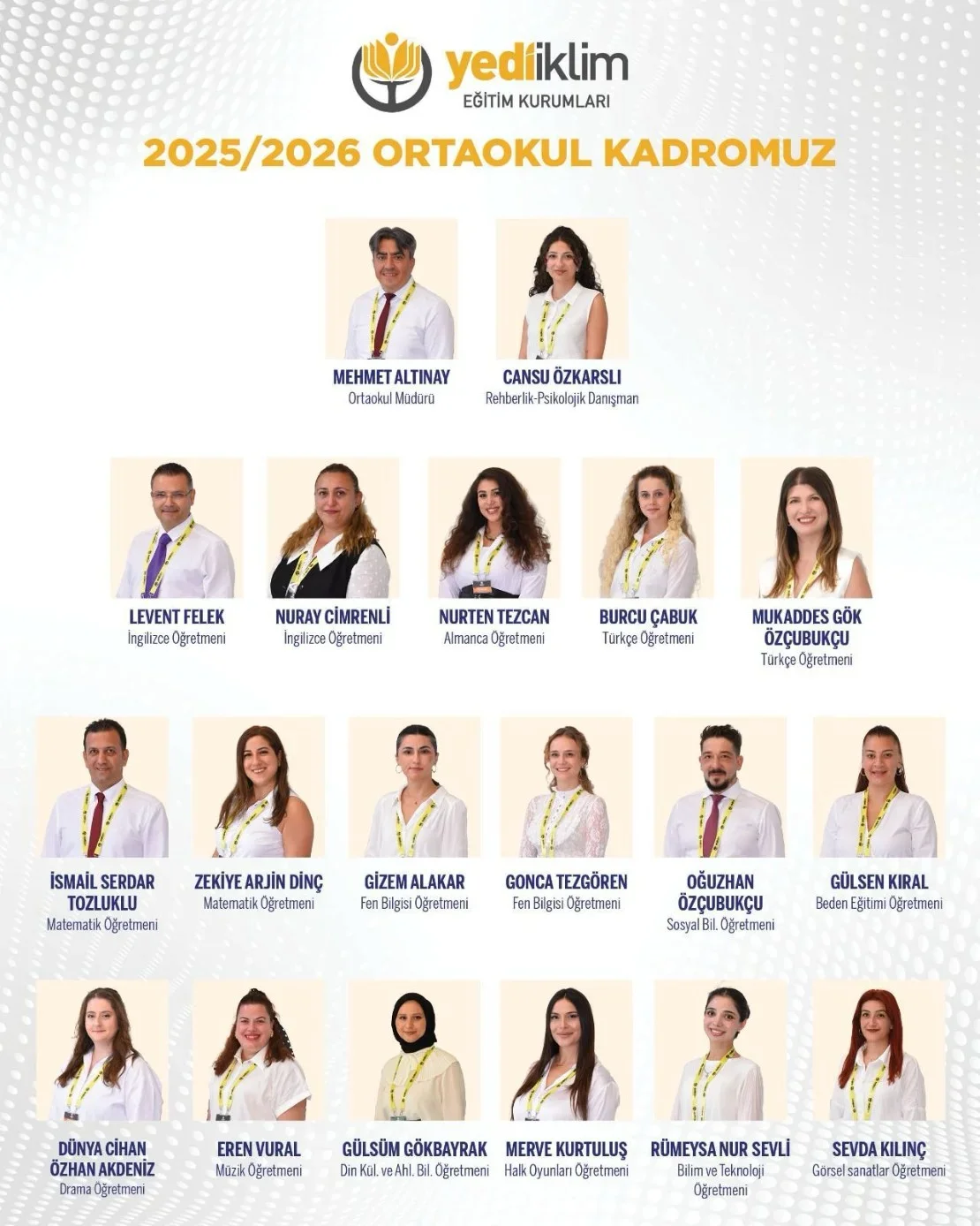 Ortaokul Eğitim Kadrosu